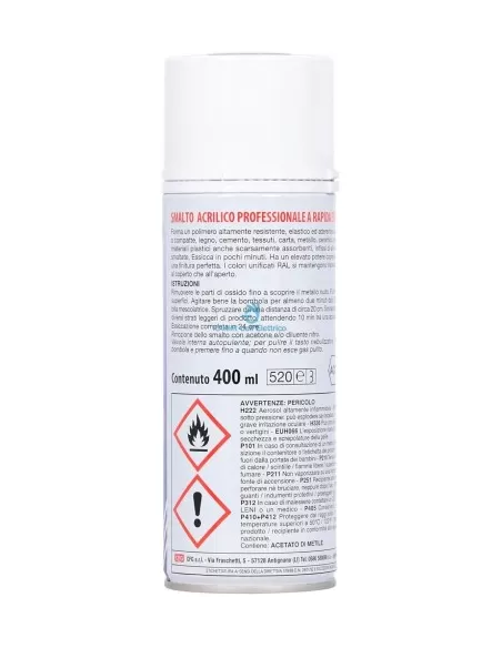 Cfg SP9005 Émail acrylique noir brillant ral 9005 / 400